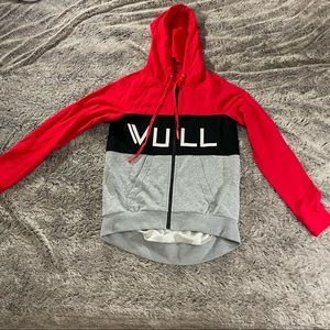 Vull Sport Triple Threat Logo Zip-Up Hoodie NWOT